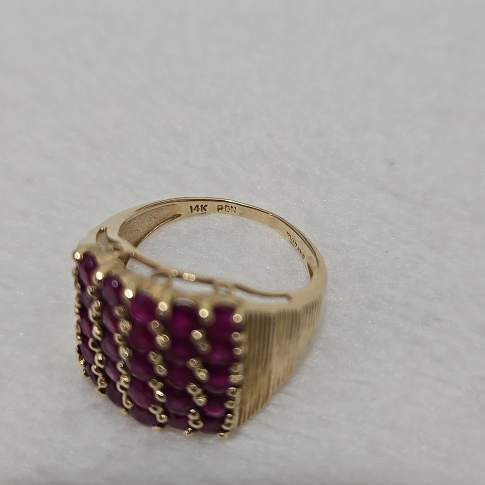 14k Gold and Ruby Ring